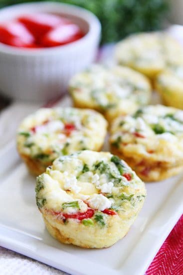 a delicious egg muffin that is perfect for a new mom that wants freezer ready foods