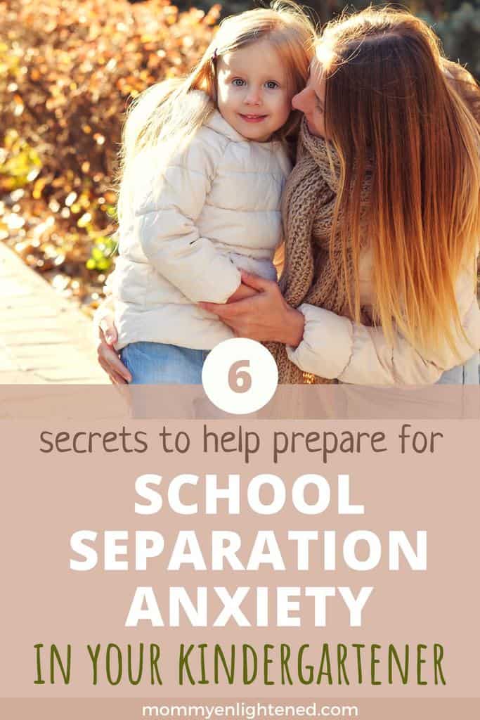 pin about different secrets to help prepare your preschool age student for separation anxiety that may occur in kindergarten