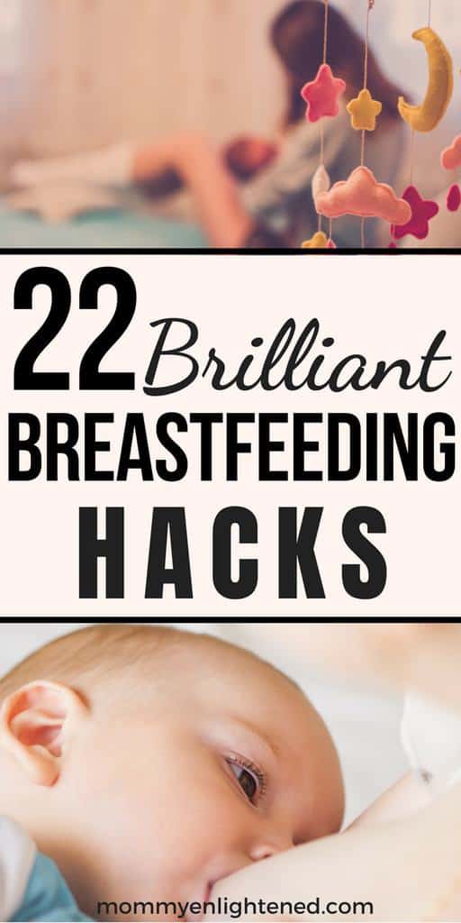 Ultimate list of breastfeeding hacks for new moms! Breastfeeding can be rough, and there are some tips and tricks that never make it into the books! We compiled a comprehensive list in hopes that we can make your breastfeeding journey easier.