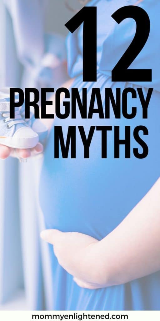 There are plenty of pregnancy myths out there, and it can be hard to separate the fact from fiction. Here are 12 common pregnancy myths and the truth behind them!