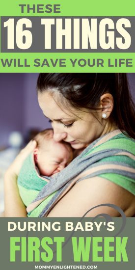 How To Survive The First Week With A Newborn - Mommy Enlightened