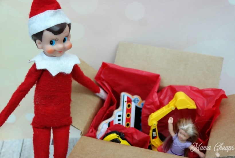 toy challenge elf on the shelf activity