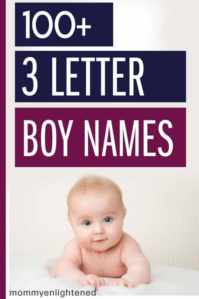 100 Three Letter Boy Names Includes Meanings And Origins 